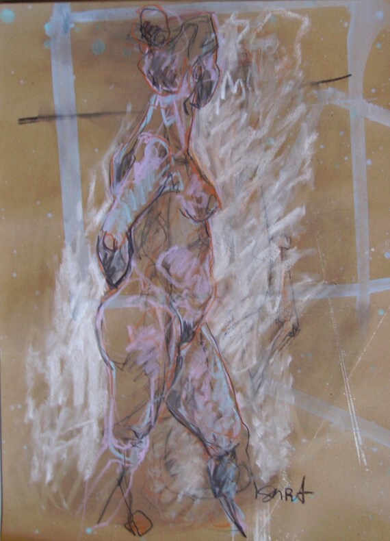 nude female figure drawing