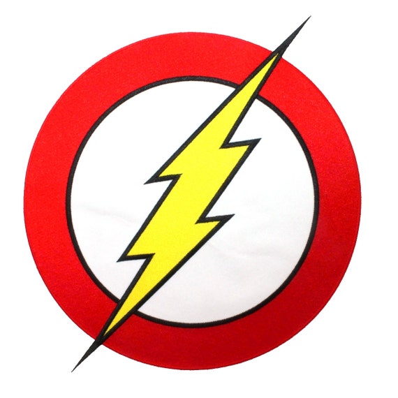 XLG The Flash Superhero Costume Logo Lightning Speed Hero