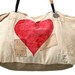 Ali Lamu Weekend Bag Heart Red