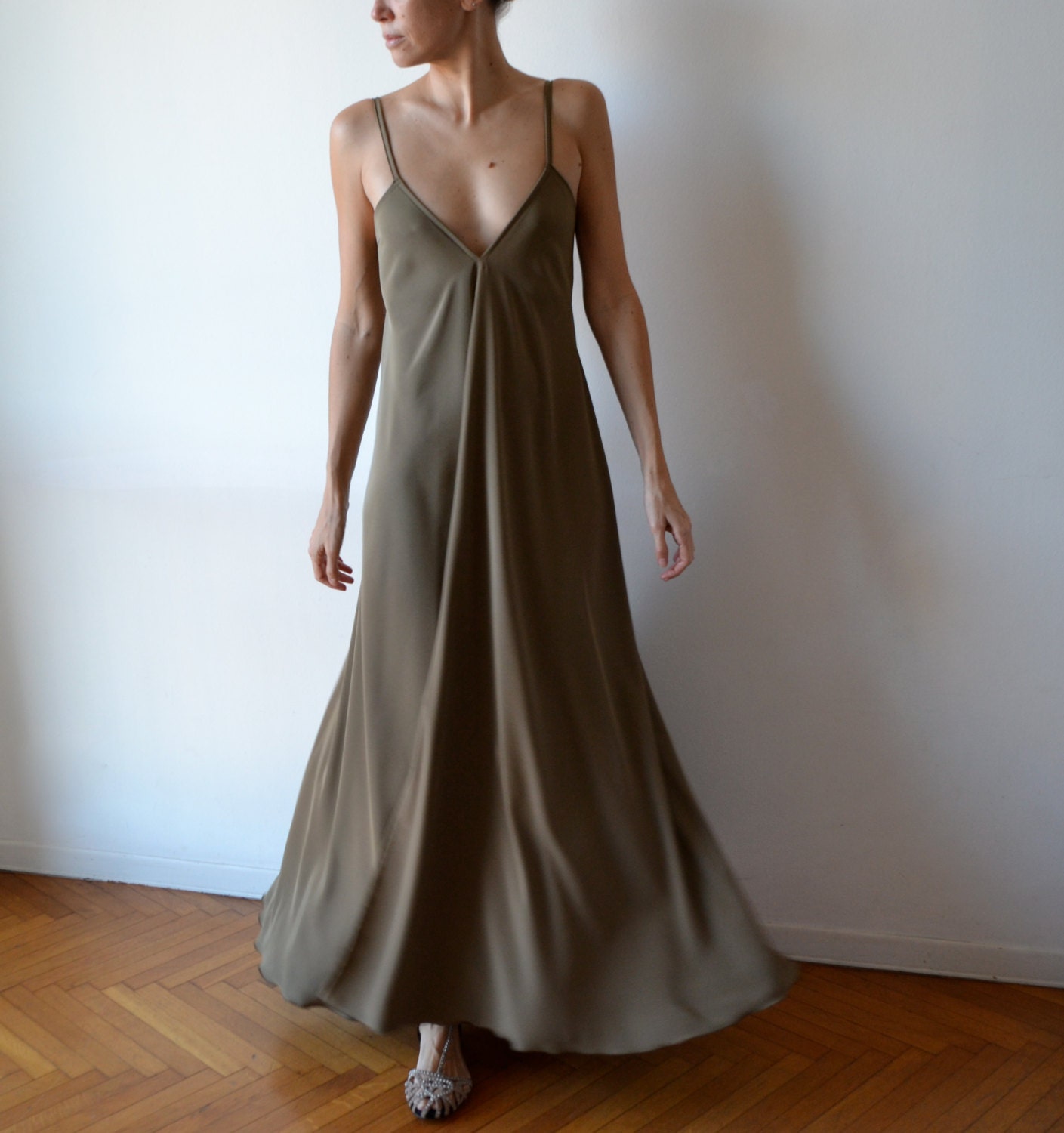 Backless dress / Long maxidress / Low back dress / Backless
