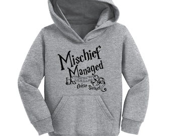 Mischief Managed Potter Hoodie with Custom Name