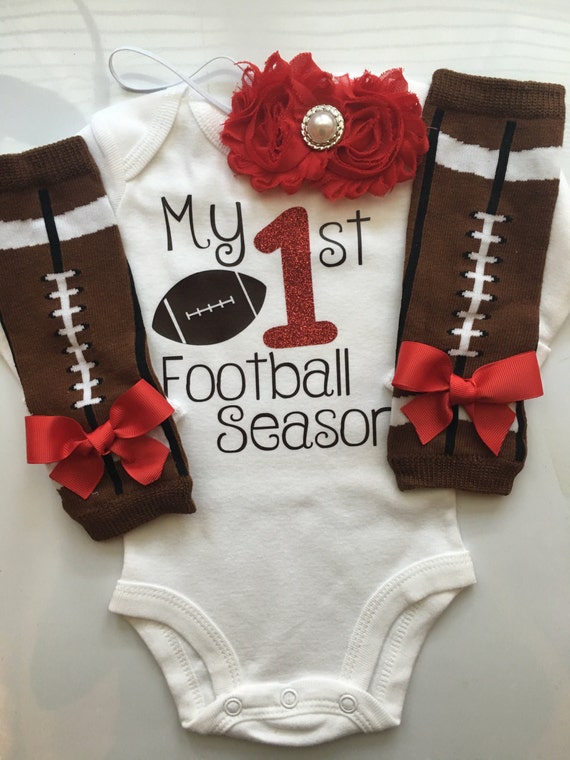 Baby Girl outfit My 1st Football Season baby girl outfit