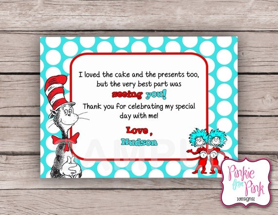 The Cat in the Hat Digital File Birthday Party by PinkieForPink
