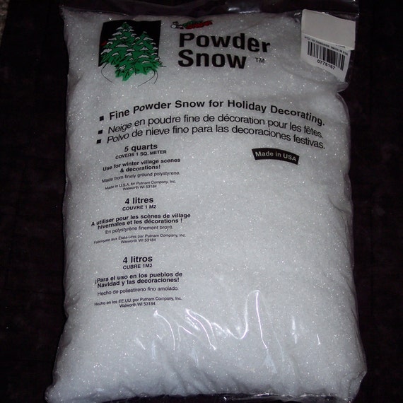 extra fine Artificial snow flakesPowdered SnowSoftSnow5 dry