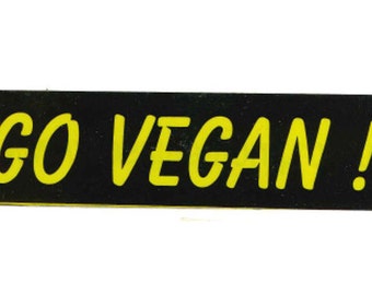 Go Vegan Sticker