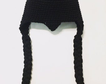 Wednesday Addams Crocheted Hat