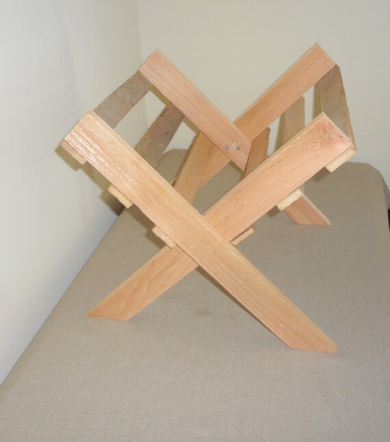 Smallest Wooden Manger Crib for Jesus Nativity Doll Christmas