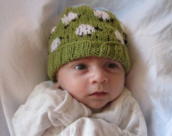 Baby Sheep Hat, beanie newborn, knitted baby hat, woolly Sheep hat