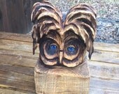 Owl chainsaw wood carving, Hand carved wood sculpture, Log Home Decor, Rustic Owl Wood Gift, Handmade Woodworking, Bird Carving, Wood Art Owl chainsaw wood carving, Hand carved wood sculpture, Log Home Decor, Rustic Owl Wood Gift, Handmade Woodworking, Bird Carving, Wood Art