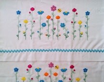 Unique ric rac flower related items | Etsy