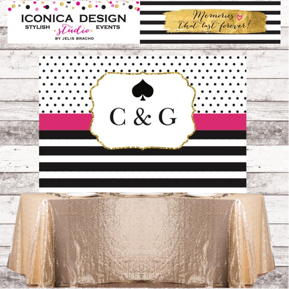 Kate Spade Inspired Bridal Shower Banner Any type by IconicaDesign