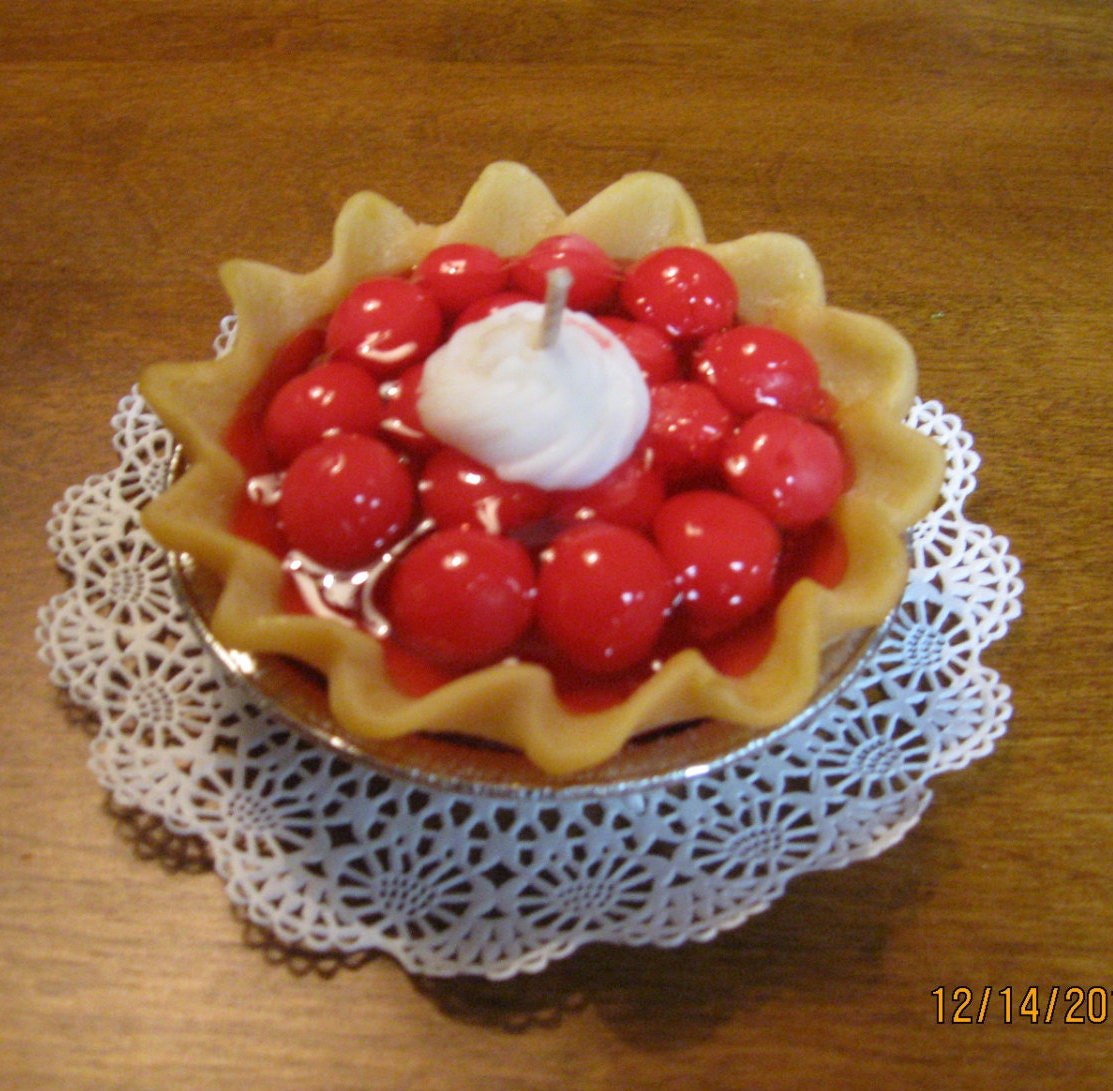 Cherry Pie Tart candle 3