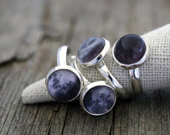 Birth Moon, Birth Moon Ring, Birthday Moon, BirthMoon, Personalized Moon, Custom Birth Moon, Birth Moon Jewelry, Moon Phase Ring, Moon Ring