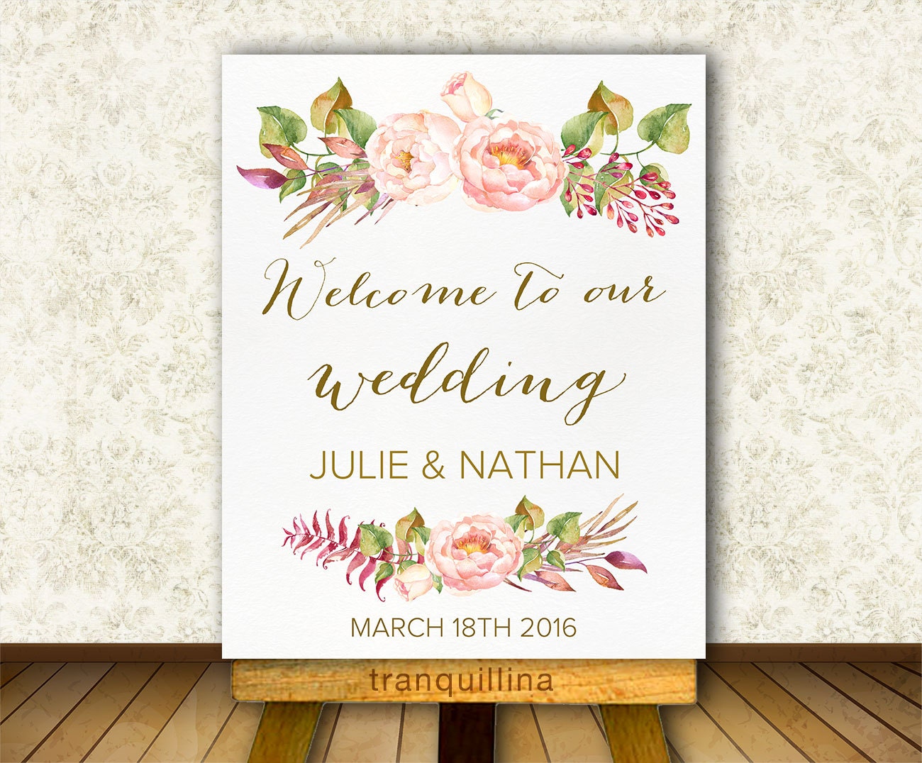 Printable Sign Wedding Sign Custom Wedding
