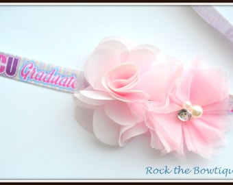 NICU Graduate Headband, NICU Grad, Preemie Headband, Pink Headband, Baby Headband for Preemie, Newborn, Baby, Toddler, Kid, Teen, Adults