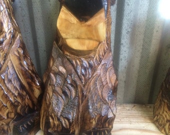 Chainsaw Carving Medium Brown Bear