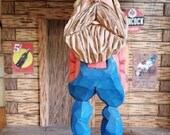 Hill Billy with Long legs "LEG'S" Wood carving by MADellinger Wood Carving figurine makes an Excellent Gift for any Occasion Hill Billy with Long legs "LEG'S" Wood carving by MADellinger Wood Carving figurine makes an Excellent Gift for any Occasion
