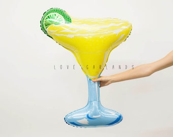 36" Margarita Balloon, Alcoholic Balloon, Dirty Thirty Balloon, Fiesta Balloon, Hispanic Inspired Party, Funny Wedding Balloon, Last Fling