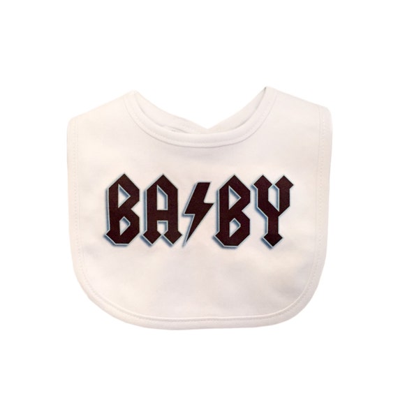 Rock BABY Bib Rocker Baby Funny Baby Clothes Unique by GagaKidz