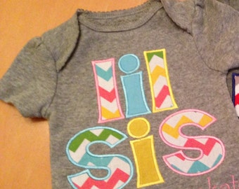 1- Personalized Big / Little Sister / Brother shirt