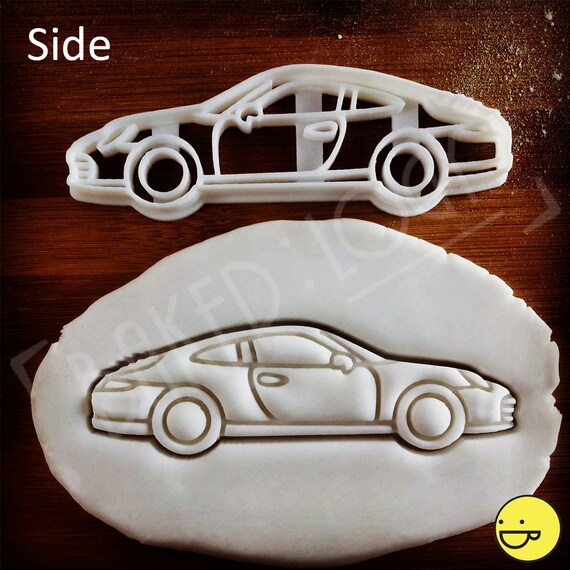 Porsche 911 Classic Sports Car Cookie Cutter biscuit cutters