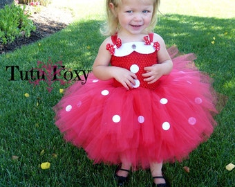 Minnie Mouse Tutu Dress, Minnie Mouse Tutu, Minnie Mouse Costume, Red Minnie, Minnie Mouse Birthday Outfit,
