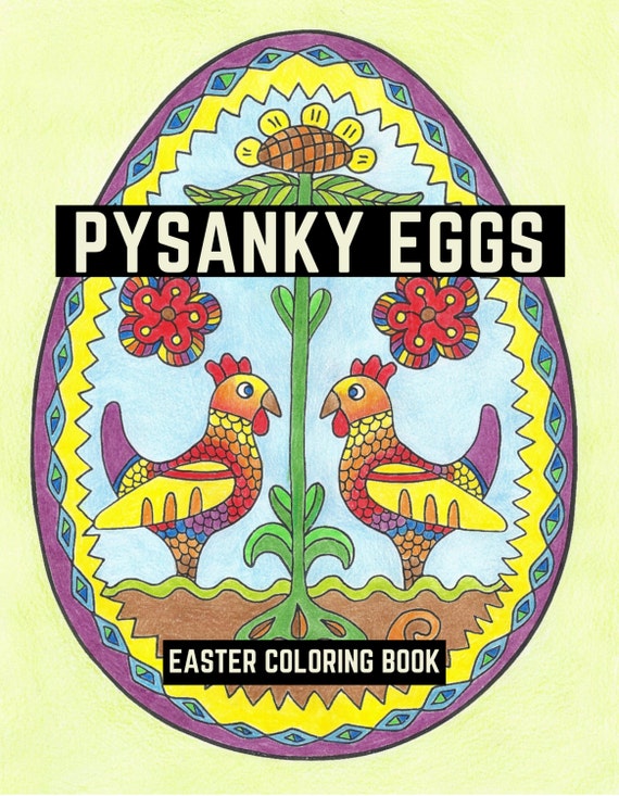 Download Adult Coloring Books Pysanky Egg Coloring Book Printable