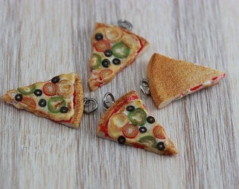 Veggies Pizza  Pendant / Charm