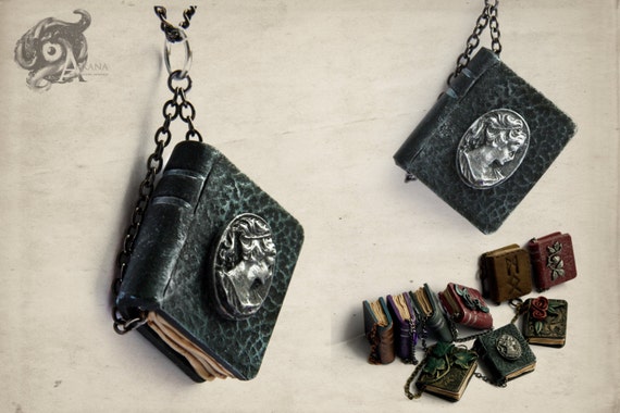 Neo Victorian Book Pendant