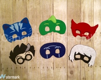 PJ Masks Inspired Masks(All Characters Available)/Child/Adult/Costume/Cosplay/Pretend Play/Party Favor/Halloween Costume/Photo Booth