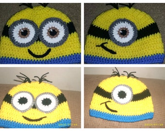 Crochet Minion Hat