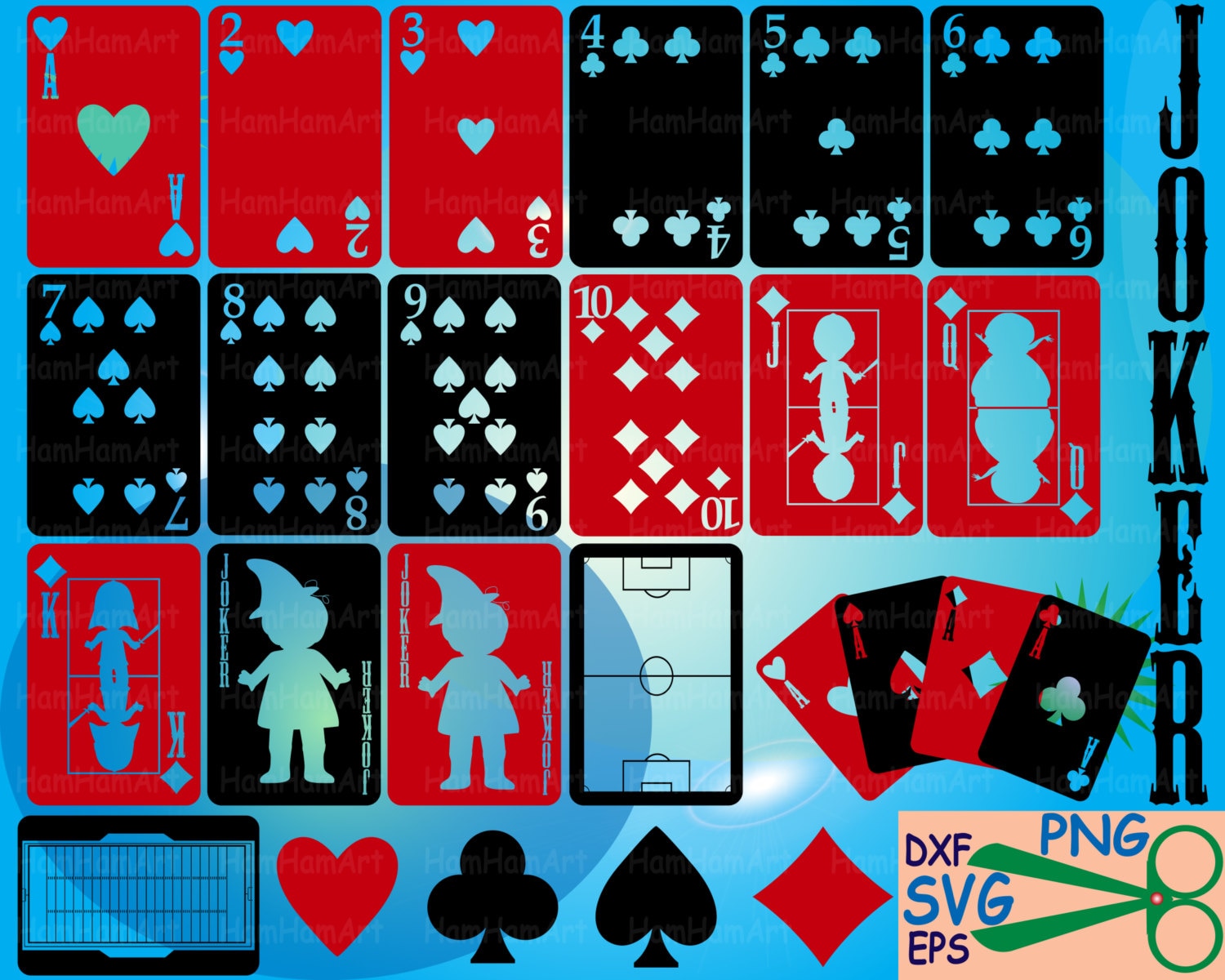 Download Poker Playing cards clip art suits casino games Cutting SVG