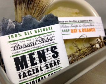 Father's Day Gift - Men's Gift - Shave Kit - Mens Shaving Kit - Shave Soap - Shave Brush - Shaving Brush - Shave Bowl - Shave Set
