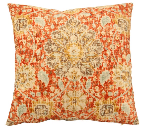 Large Persian Rug Floor Pillow Cover Tree of Life Pillow 24
