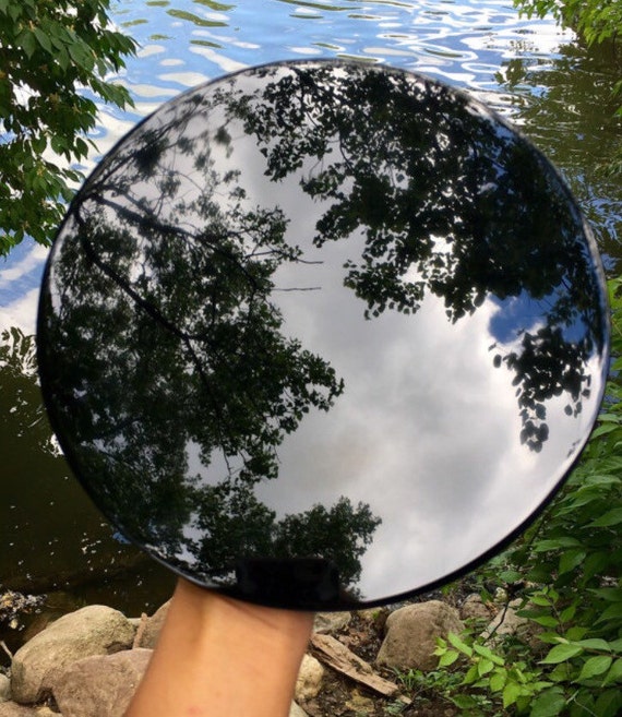 8.0 Black Obsidian Mirror