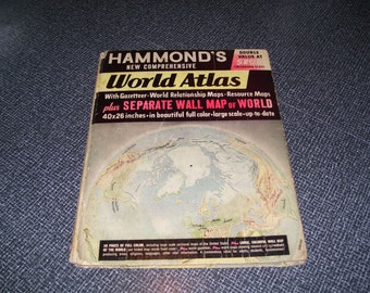 Hammond's Nature Atlas Of America By Jordan 1952 CL Hammond and Co j5g23 Hammond's Nature Atlas Of America By Jordan 1952 CL Hammond and Co j5g23