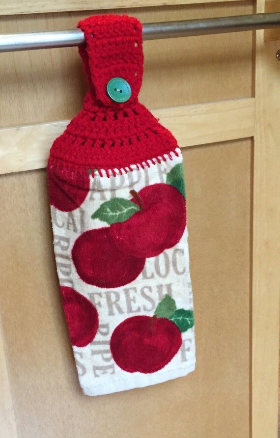 Items similar to oven door kitchen apple towel oven door kitchen towel