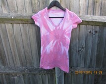 zadee pattern dress XS/6 Tie Pink' T Dye  'Ballet  Reverse  shirt