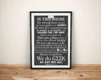 Download Geek N In This House... We Do Harry Potter Black on