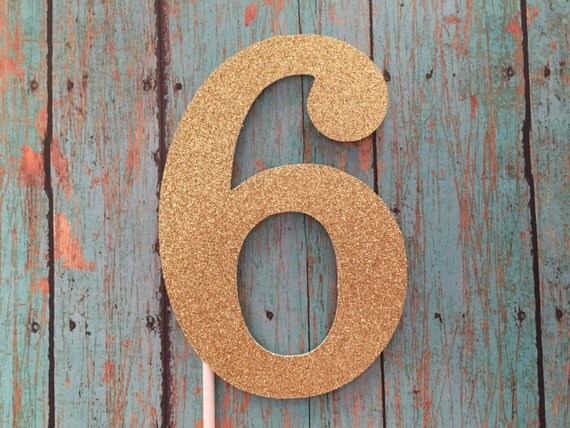 6th Birthday Cake Topper Sixth Birthday 6 Cake Topper 6 6th Birthday Cake Topper Sixth Birthday 6 Cake Topper 6