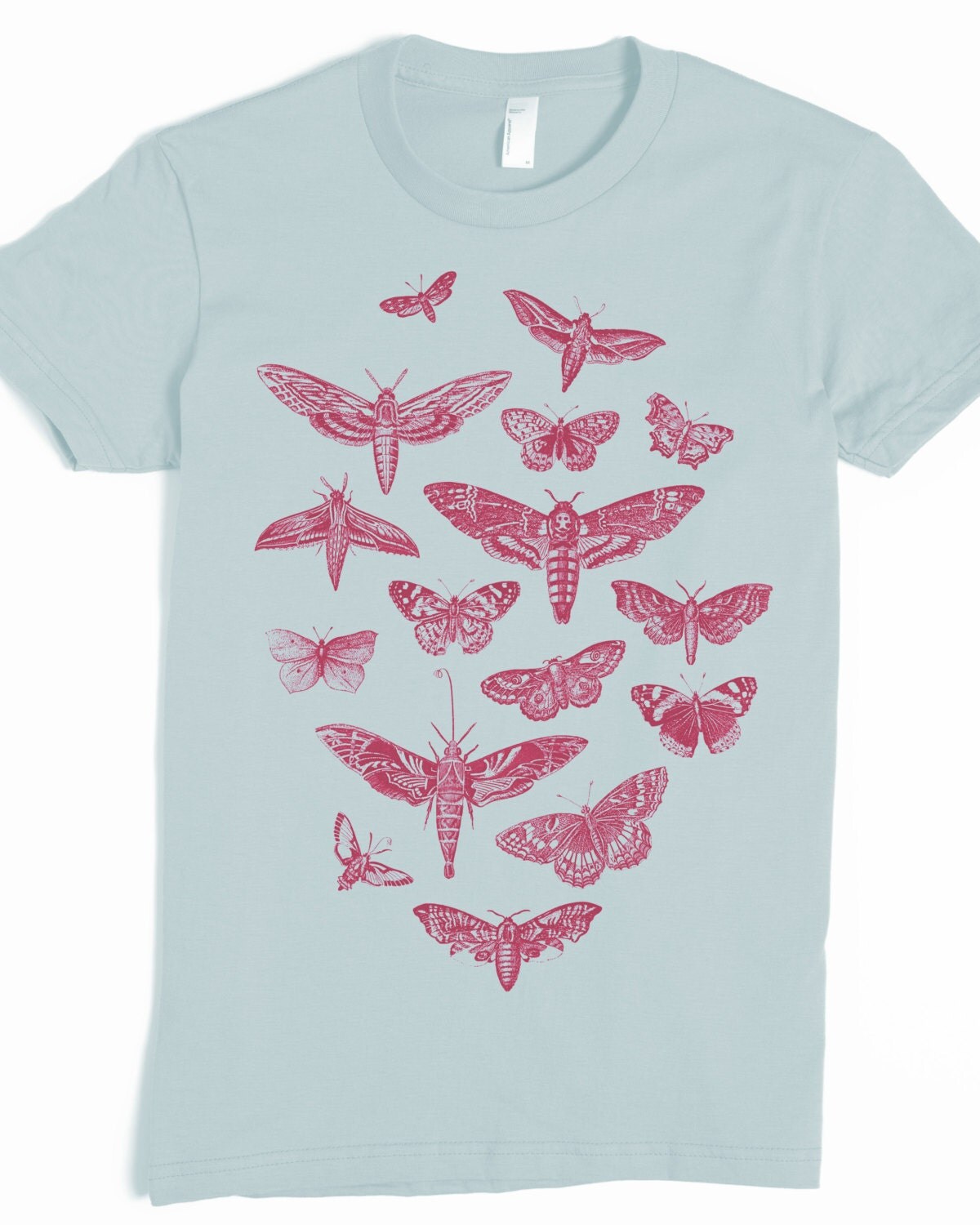 Moth Shirt Women's Butterfly T-shirt Vintage