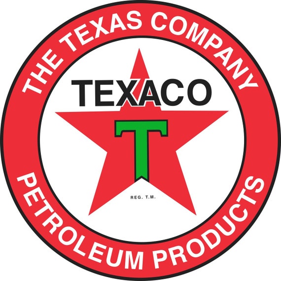 Texaco Petroleum Texas Company Motor Oil Enamel Metal