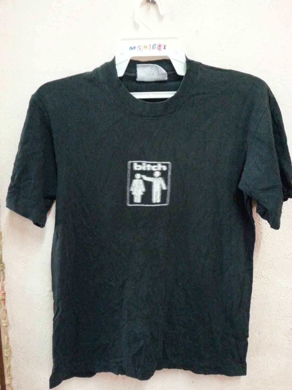 vintage bitch skateboards t-shirt medium size made in usa – Haute Juice