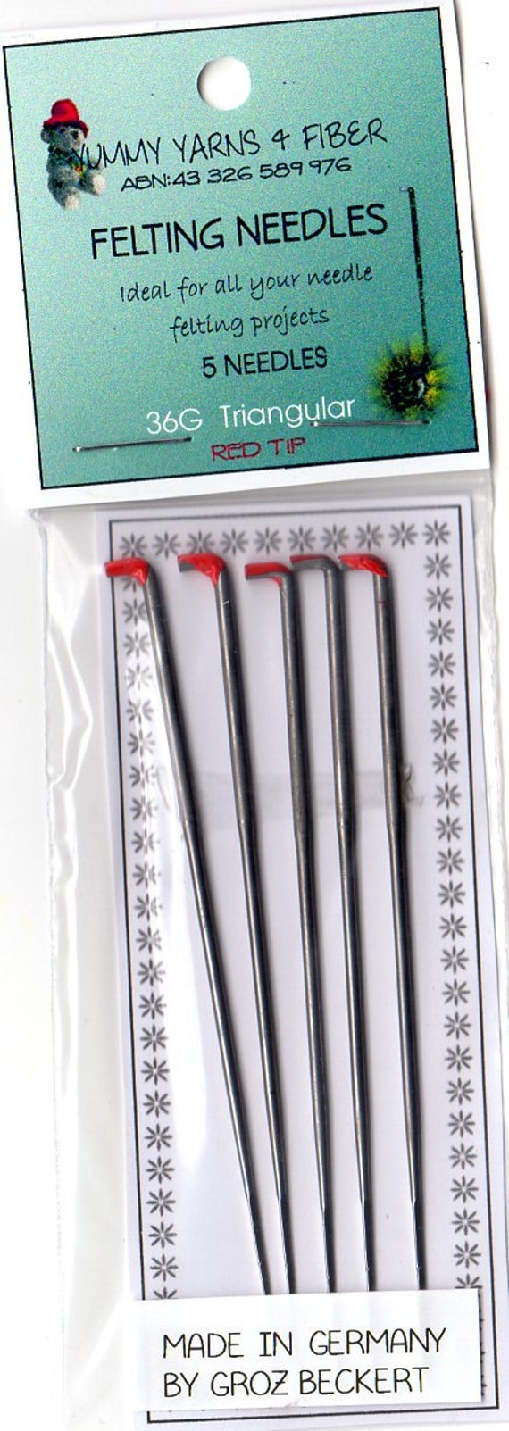 Groz Beckert Felting Needles36g 5 pack