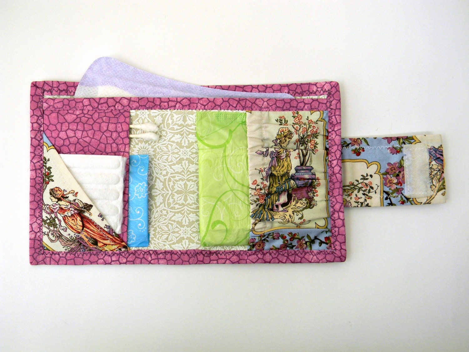 Feminine Hygiene Emergency Kit Woman Toiletry Bag Purse