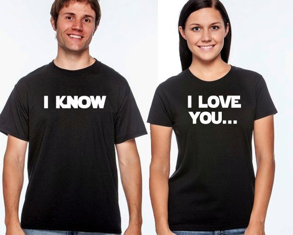 I love you I know couples shirt set unisex shirt set star