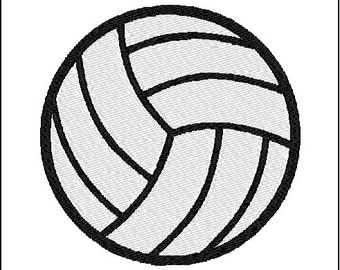 VolleyBall Embroidery Design