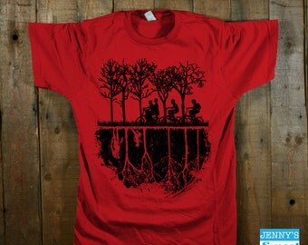 Stranger Things Silhouette Chase | Stranger Things Shirt