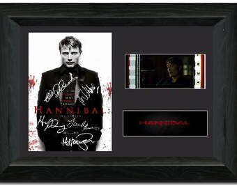 Hannibal 35 mm Framed Film Cell Display Framed Signed Dr. Hannibal Lecter