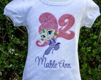 Shimmer And Shine Birthday Shirt